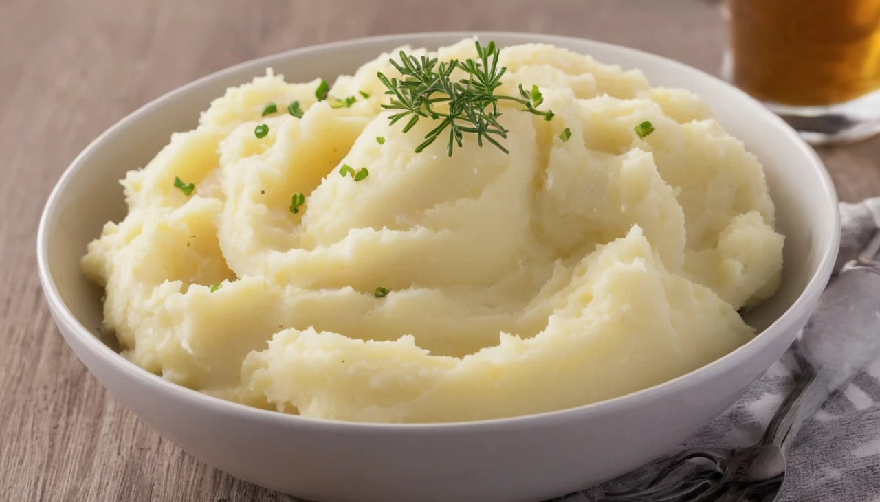 Mashed Potatoes with Cream Cheese and Sour Cream
