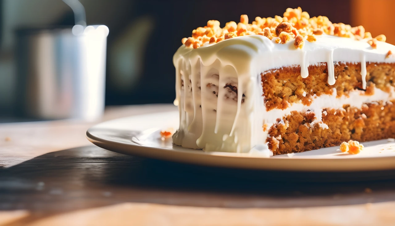 Carrot Cake with Pineapple and Coconut