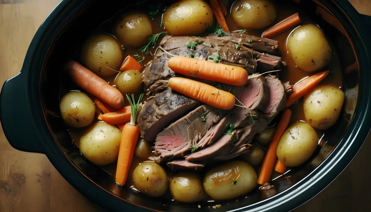 Crock Pot Roast with Potatoes and Carrots