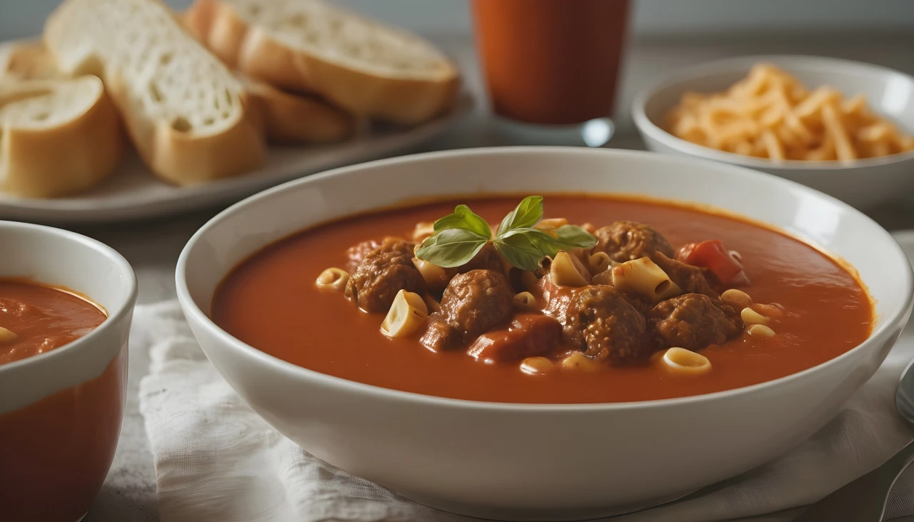 American Goulash with Tomato Soup