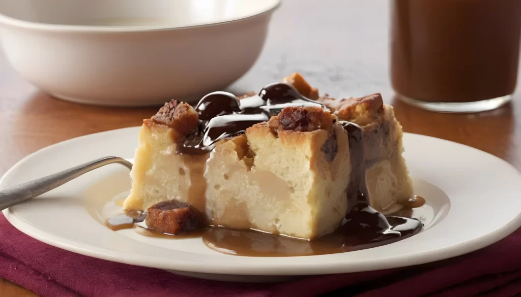 Bread Pudding with Bourbon Sauce (Rum or Whiskey)