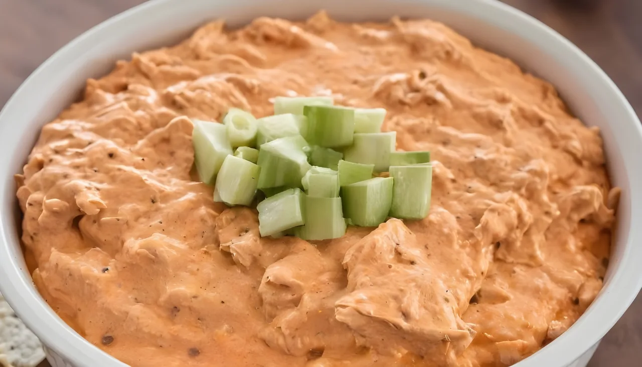 Crock Pot Buffalo Chicken Dip with Canned Chicken
