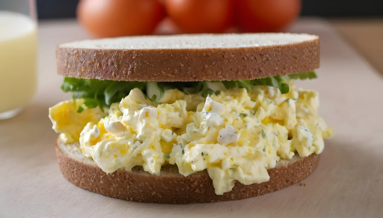 Simple Egg Salad with Mayo and Mustard