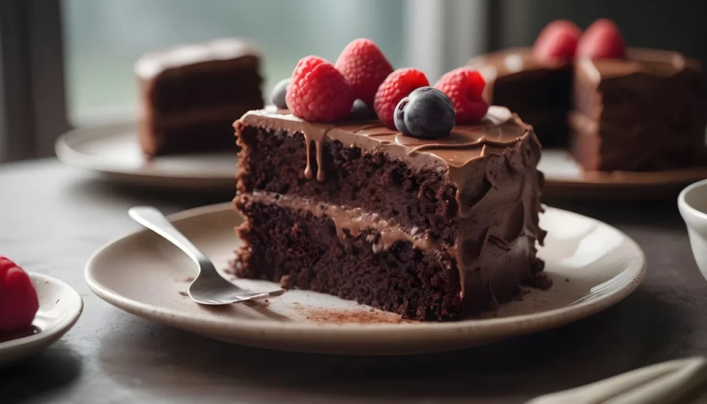 Moist and Fluffy Chocolate Cake